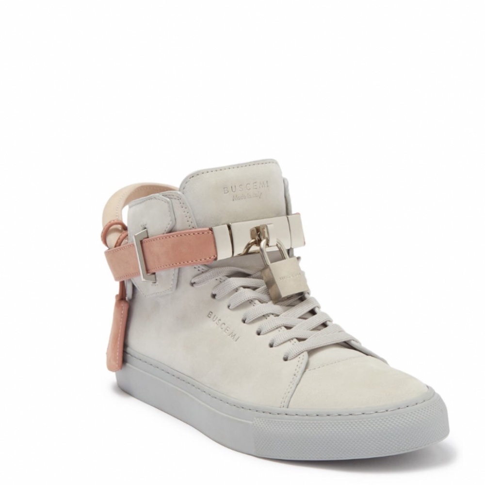 Buscemi - 100mm High Top Leather Sneaker
